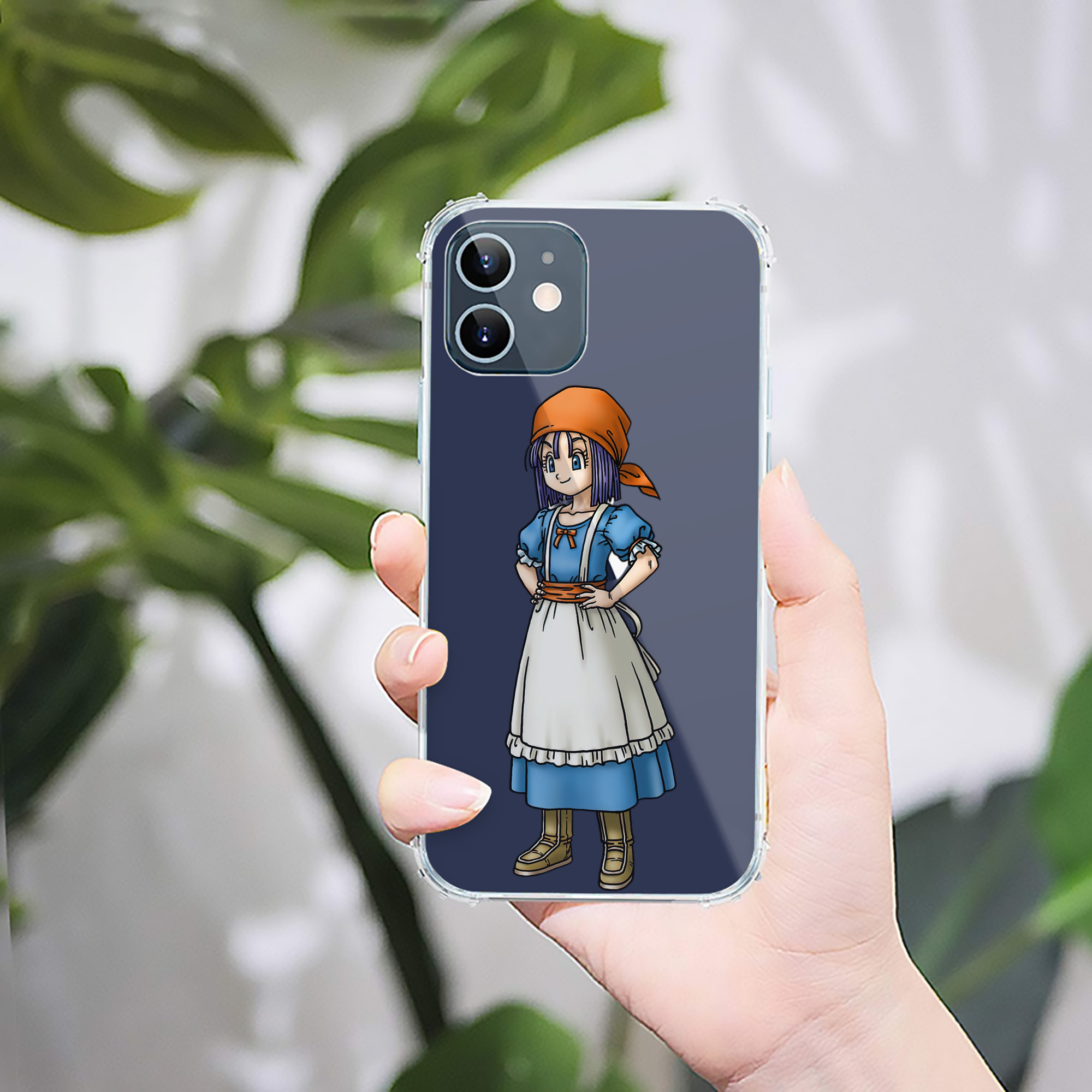 （画像用） ドラゴンクエスト Doragon Kuesuto Dragon Quest 【iPhone 12シリーズ対応】透明スマホケース（クリアソフトケース）
